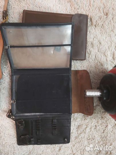 Планшет кожаный для военнослужащих