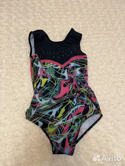 Купальник гимнастический для девочек 128 - 134 см