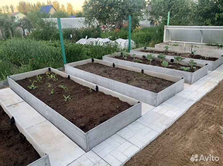 Шифер плоский для грядок