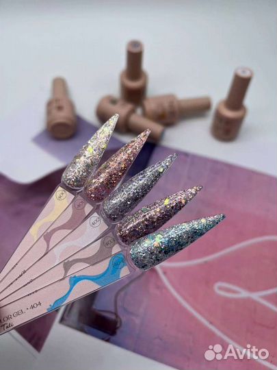 Гель-глиттер tm SHE