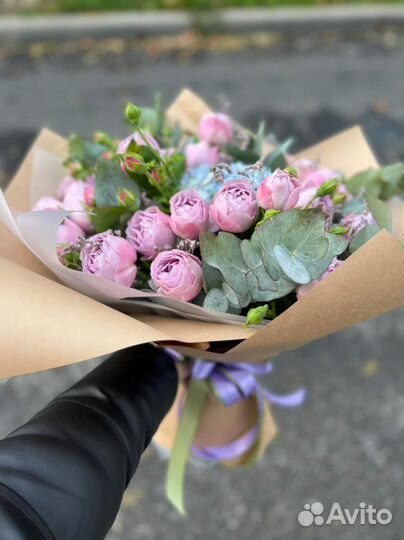 Букет с гортензией