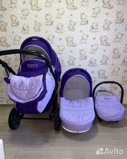 Детская коляска zippy 3в1