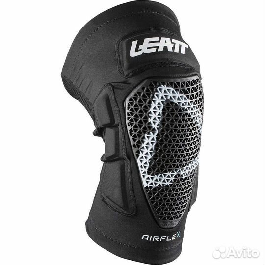 Leatt AirFlex Pro Cross Enduro Motorcycle Knee Pads Black