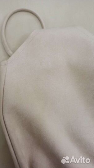 Zara замшевый комбинезон