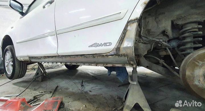 Пороги Toyota Land Cruiser 200 ремонтные