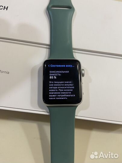 Часы Apple Watch 3 38 mm 85 акб