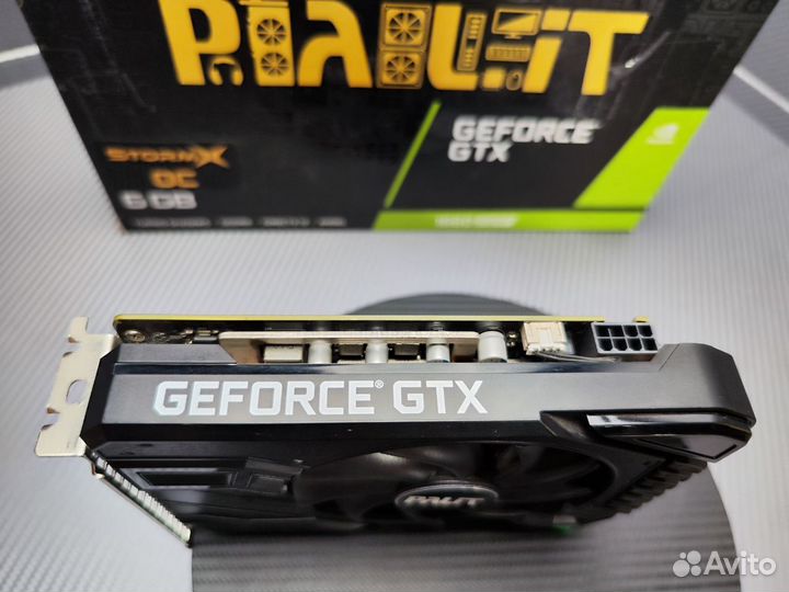 Видеокарта 6 GB Palit GeForce GTX 1660 SuperStormX