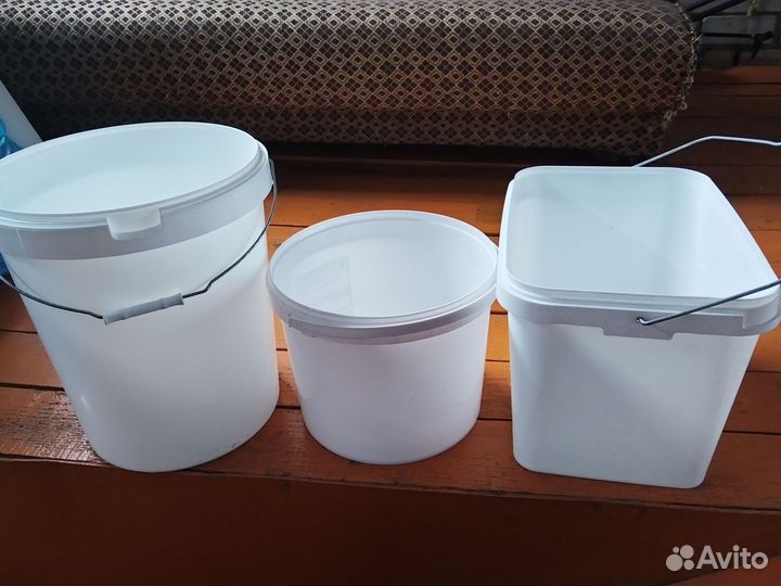 Ведра пластиковые