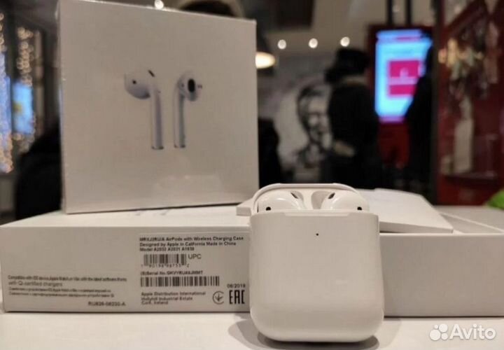 Наушники Airpods 2 Лучший микроофон