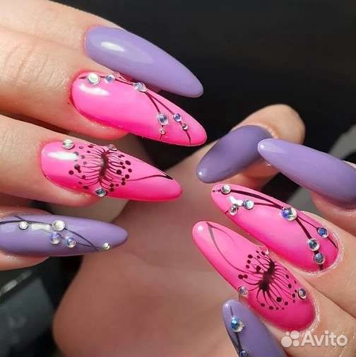 Наращивание ногтей,гель лак,педикюр