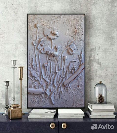 Гипсовое панно барельеф