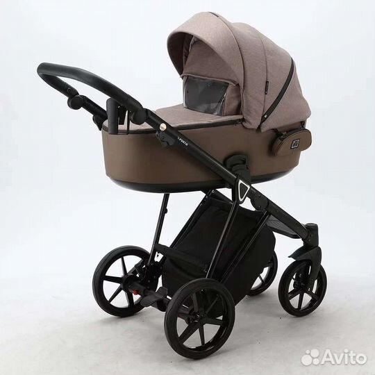 Коляска 2 в 1 Adamex Porto, коричневый
