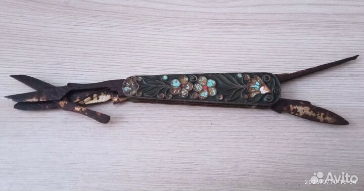 Нож СССР складной перочинный мультитул в работу