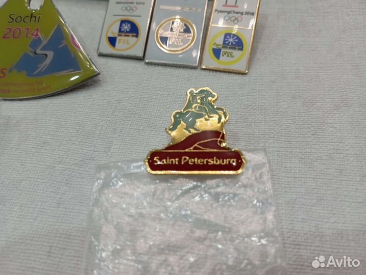 Значки Сочи 2014, Кубок конфедераций 2017, чм 2018