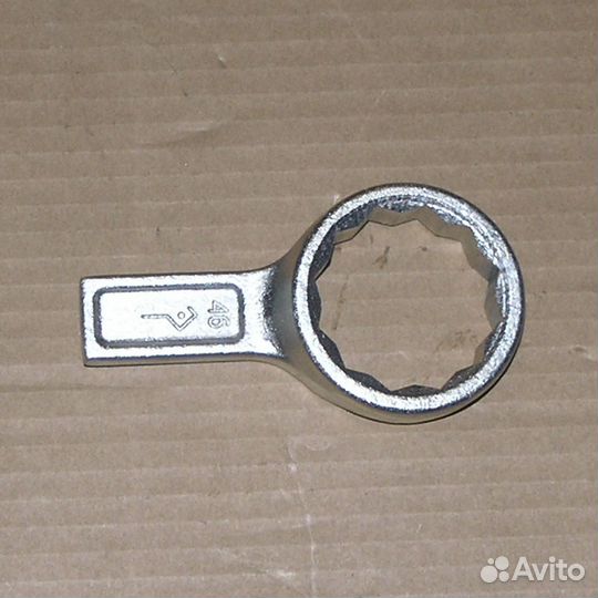 Ключ кольцевой 46 гаечный коленчатый односторонний