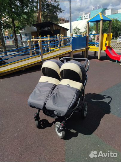 Коляска для двойни mikado 2 в 1 (Польша)