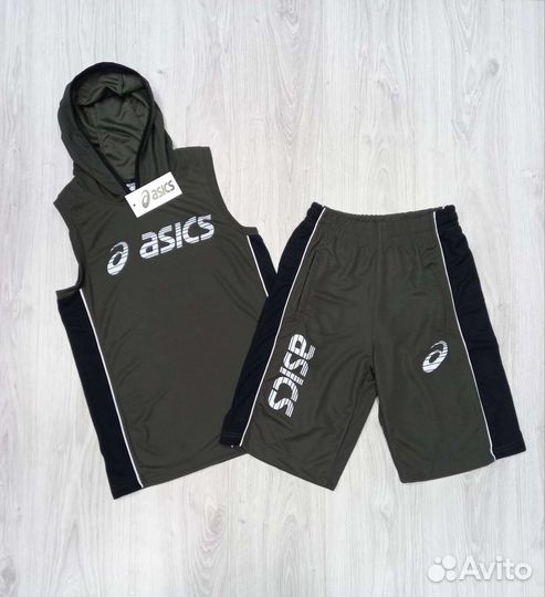 Костюмы шорты майка asics