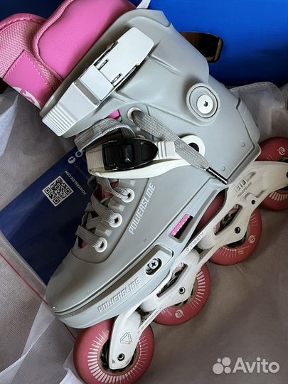 Ролики Powerslide Next SL Pink 80, размер 38-39