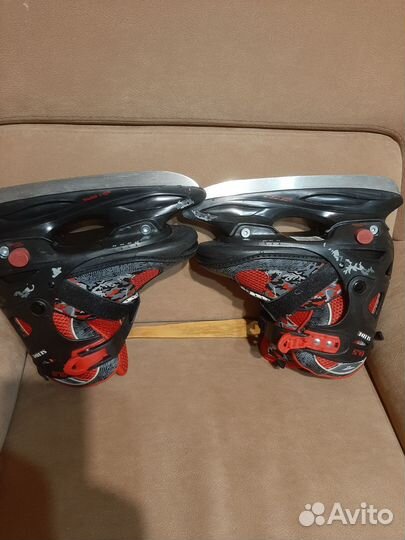 Коньки детские раздвижные 34 37