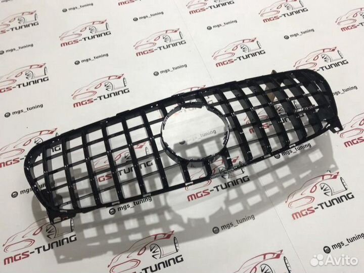 Решетка на Mercedes GLA GT Style Black 16-н.в AMG