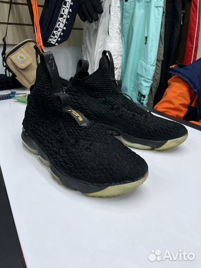 Кроссовки Nike Lebron 15 Black Gold