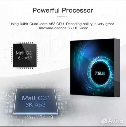 Smart tv приставка 4-128гб