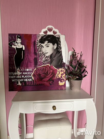 Картина Одри Хепберн 60х60