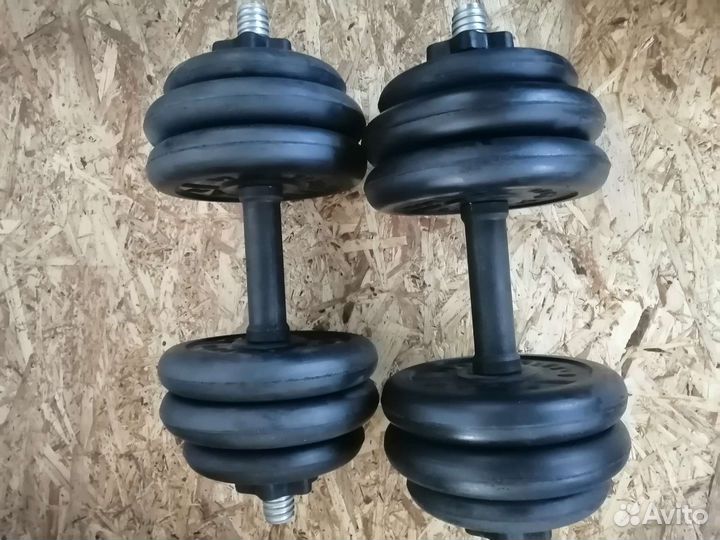 Гантели обрезиненные