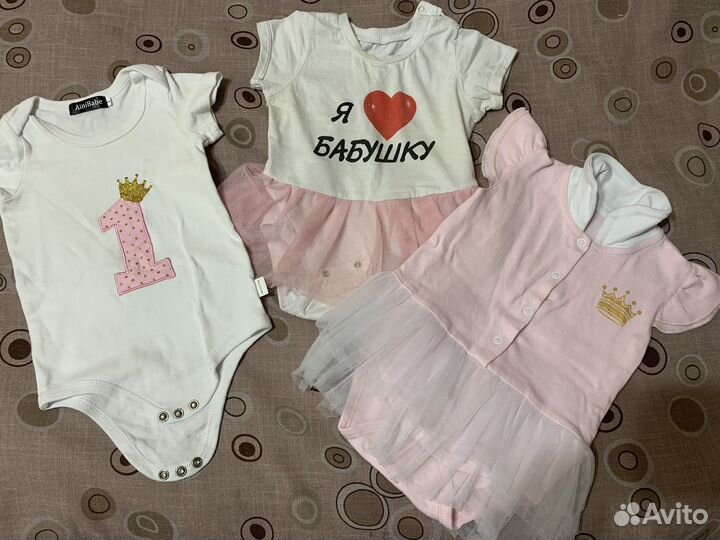 Детские вещи на девочку с 9м до 12м