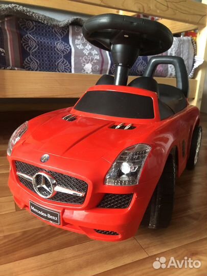 Машинка каталка толокар mercedes