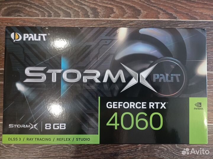 Видеокарта Palit RTX 4060 stormx 8GB