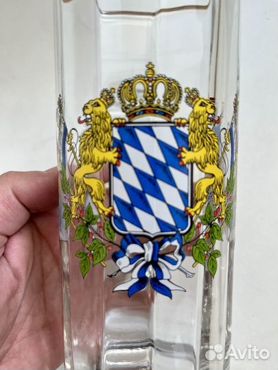 Пивная стеклянная кружка