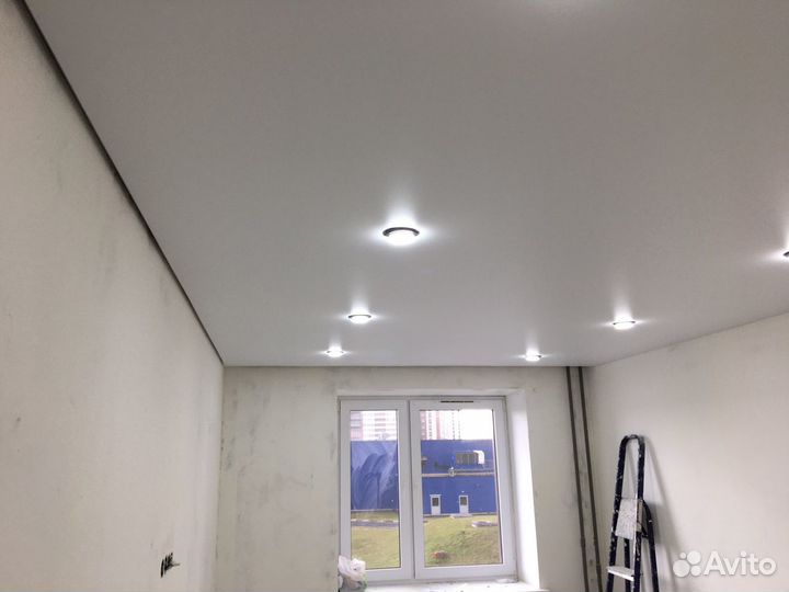 Ремонт натяжных потолков без замены полотна