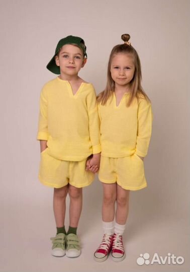 Комплект муслиновый на мальчика или девочку