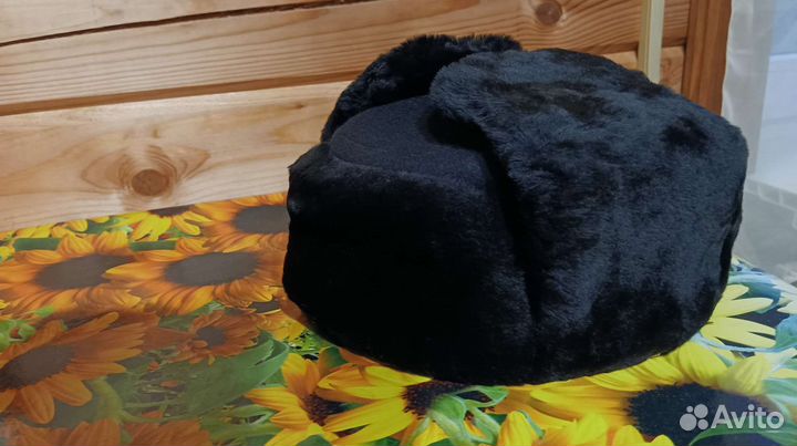 Мужская зимняя шапка-ушанка, новая
