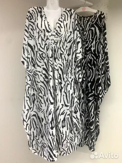 Платье туника пляжное 50:52:54:56:58:60:62:64