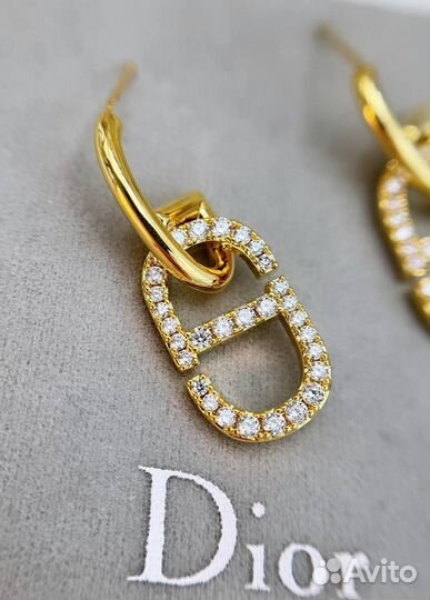 Серьги Christian Dior