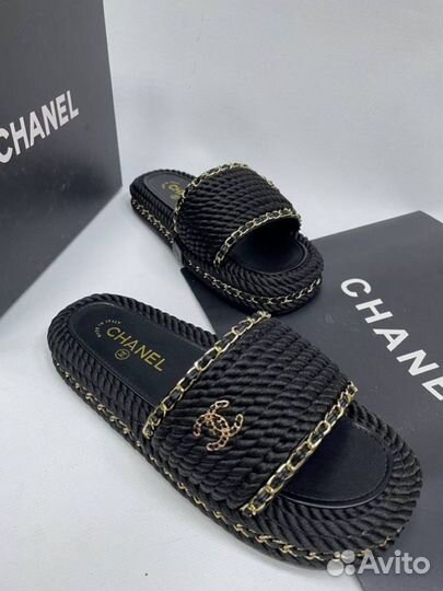 Шлепанцы chanel