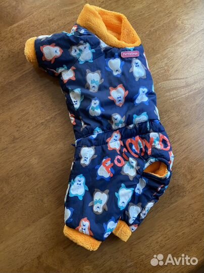 Комбинезон для маленькой собаки зима