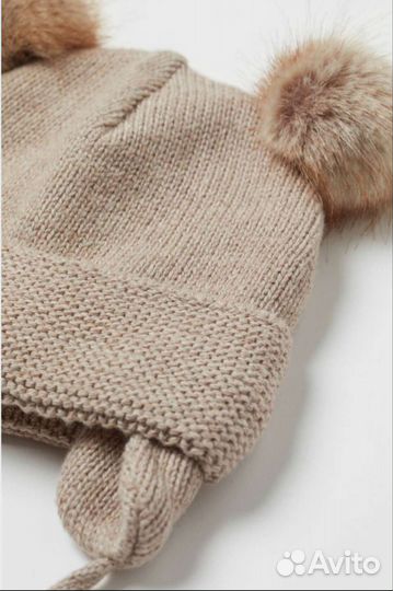 Шапка hm 86/92 новая