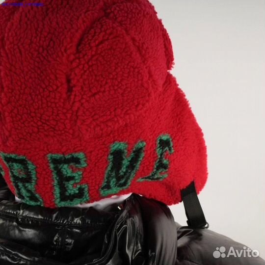 Шапка ушанка Supreme Shearling Trooper (Арт.23107)