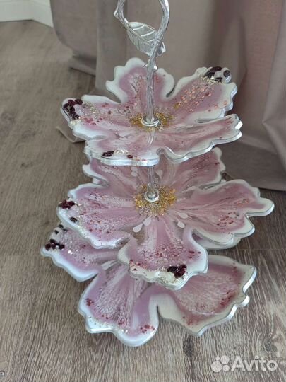 Этажерка (фруктовница) из эпоксидной смолы