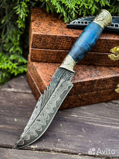 Нож из дамаски