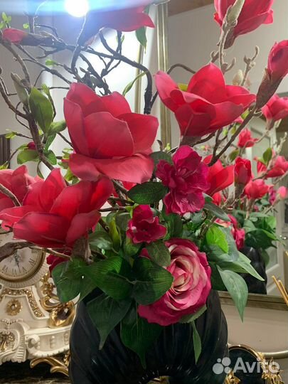 Искусственные цветы букеты для декора