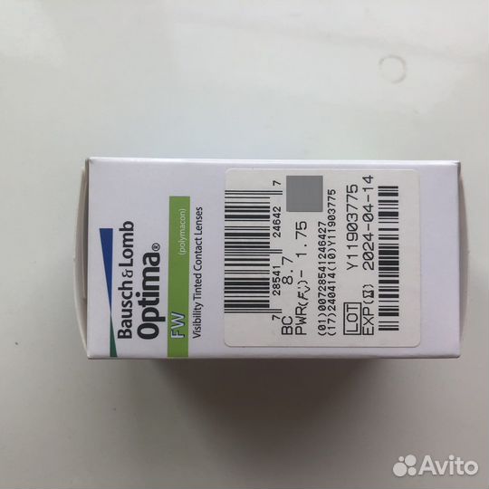 Контактные линзы Bausch & Lomb Optima -1.75 4шт