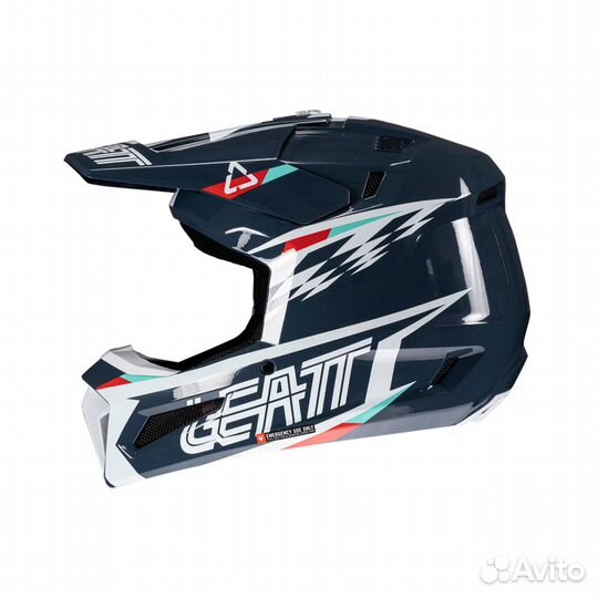 Мотошлем Leatt Moto 3.5 Helmet Kit (Blue, XL, 202