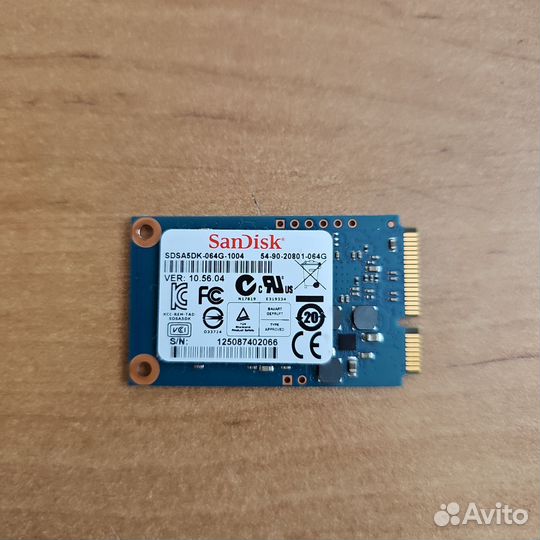 Sandisk SSD msata 64gb