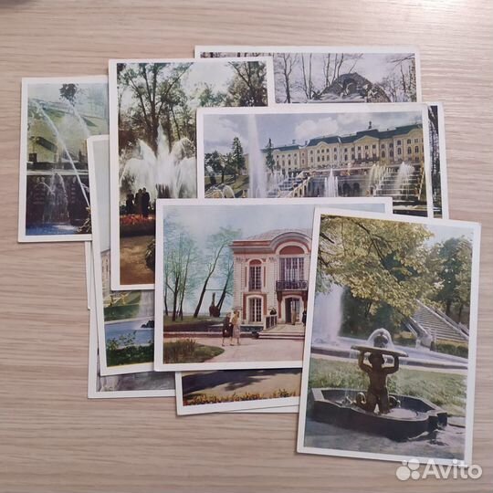 Пригороды Ленинграда. Наборы открыток СССР