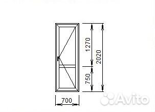 Пластиковая дверь
