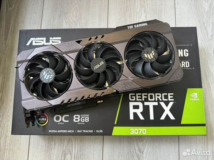 Asus RTX 3070 TUF Gaming OC 8гб